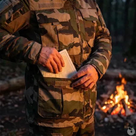 Veste longue Fighter camo de M à 3XL