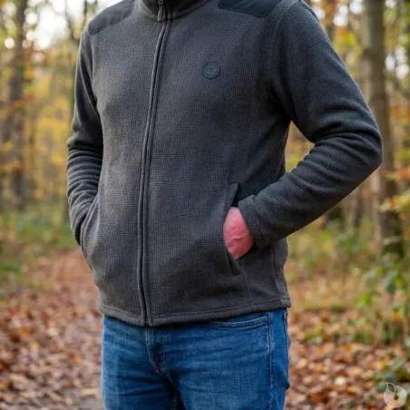 Veste zippée Valou micro polaire 100% polyester 380g/m²