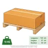 Cage Renard à Appât robuste en maille carrée 13kg 140x30x35cm à l'unité