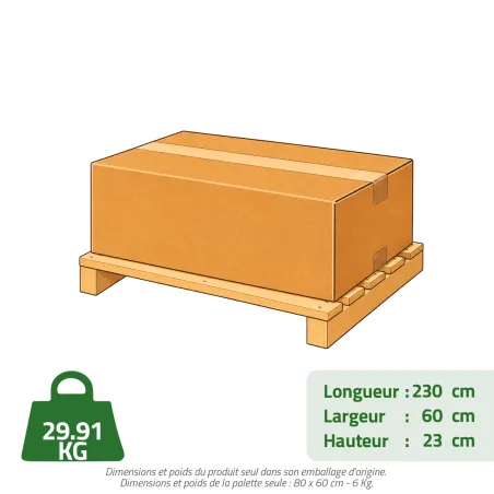 Lot de 10 Boîtes à fauves 1 entrée pour rats 22 x 24 x 61 cm