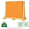 Mangeoire Ratelier mural ovins caprins 207 x 32 x 60 cm