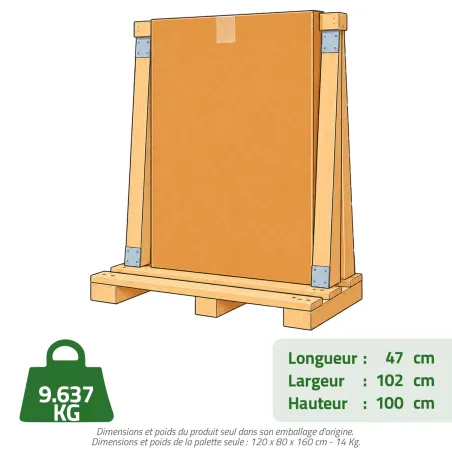 Piège corneilles corbeaux à 5 compartiments Ø 99x46cm