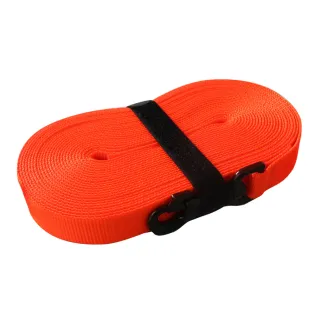 Longe Plate pour Chien Orange - 5 Mètres