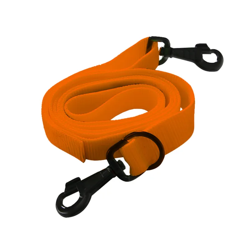 Laisse pour chien extensible 1,85m - Orange 30mm