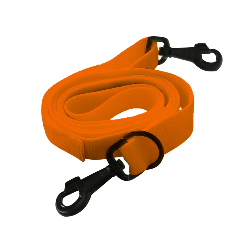 Laisse extensible 1,85 m orange 30 mm Somlys
