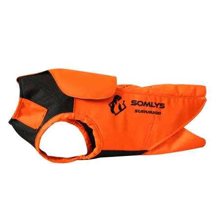 Gilet de protection pour chien SURVIVOR T75 - Anti-ronce avec cape et adaptateur intégré