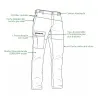 Pantalon Francital Traqueur 4 Poches avec renforts