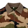 Chemise F1 Polaire Camo Polyester 220g/m² Col Zippé Coton