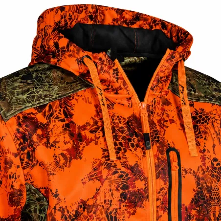 Blouson Verney Carron zip Wolf vipercam 3 couches blaze M à 3XL