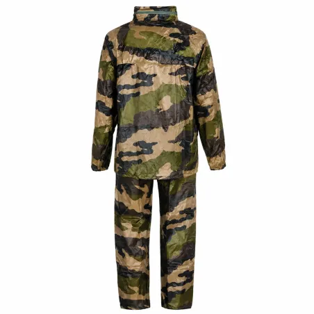 Ensemble de pluie imperméable polyester camo CE M à 3XL