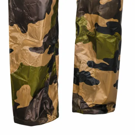 Ensemble de pluie imperméable polyester camo CE M à 3XL