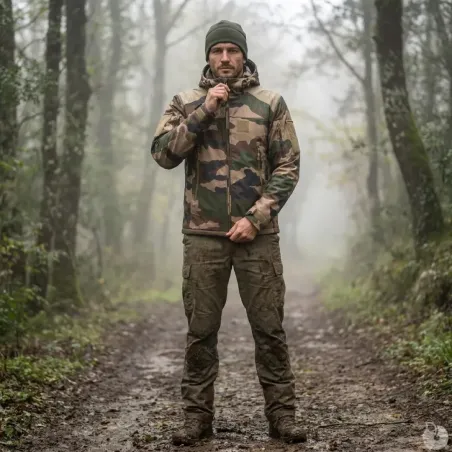 Veste Softshell Fighter imperméable | Ripstop & Cordura