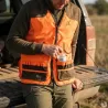 Gilet Percussion Savane haute visibilité avec carnier