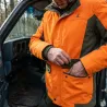 Veste Renfort à capuche imperméable polyester orange S à 4XL