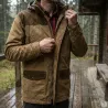 Veste Rambouillet imperméable polyester bicolore marron XL à 3XL