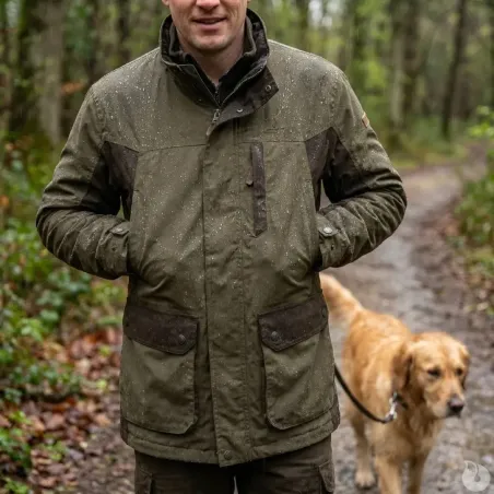 Veste Imperlight impérméable polyester coton kaki S à 4XL