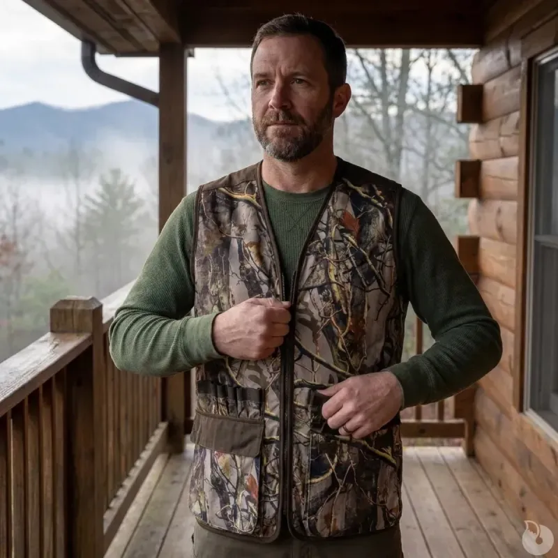 Gilet Palombe Forest Evo - Polyester Déperlant - 12 Cartouches