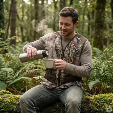 Gilet Palombe Forest Evo - Polyester Déperlant - 12 Cartouches