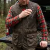 Gilet Treeland marron déperlant 20 cartouchières