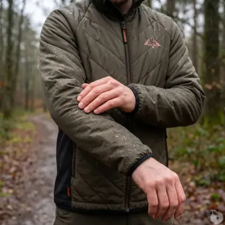 Veste Alpha Light 2 poches polyester recyclé vert M à 3XL