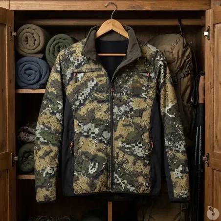 Veste Ridge Pro réversible camo Polaire technique 2 en 1 de M à 5XL