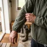 Veste courte Lightshell kaki A10 Equipment | Imperméable et légère