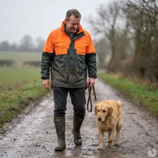 Veste de pluie Francital Barenton coutures soudées norme EN 343