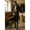 Gilet femme Shirley col montant laine vert loden XS à 3XL