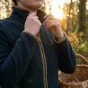 Blouson polaire femme Scotland zip polyester marine S à XL