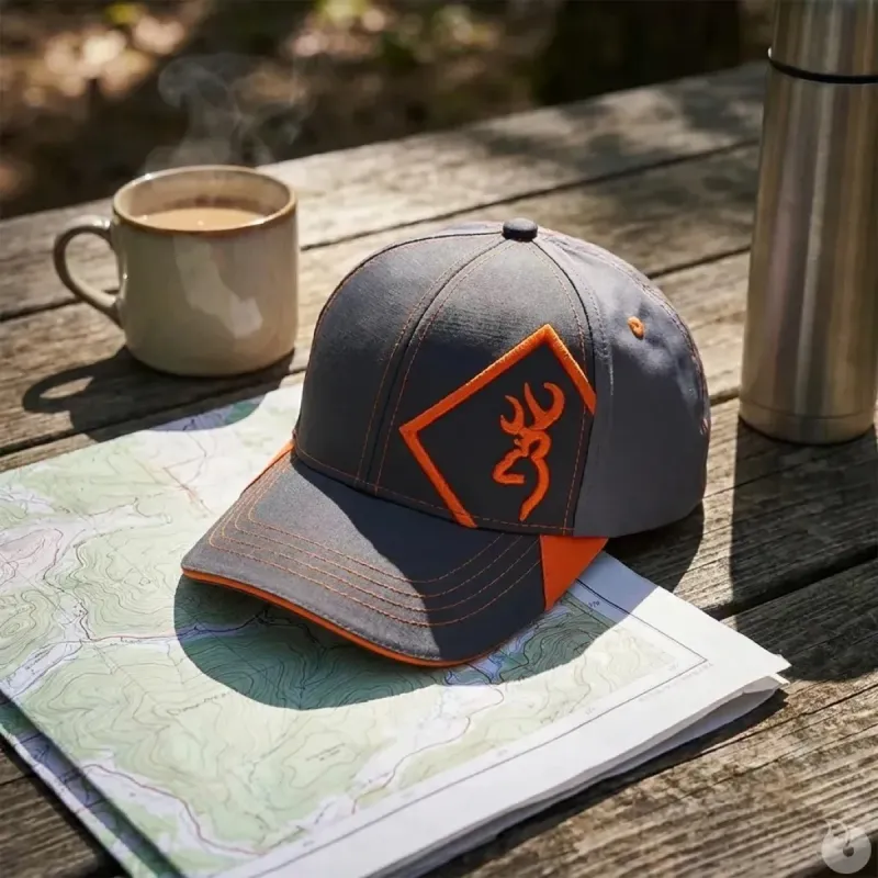 Casquette Helios confort respirante grise orange taille unique
