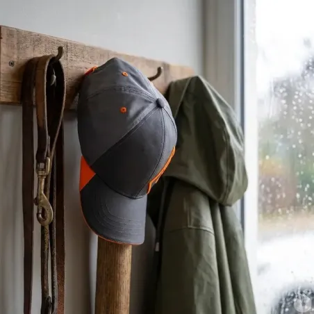 Casquette Helios confort respirante grise orange taille unique