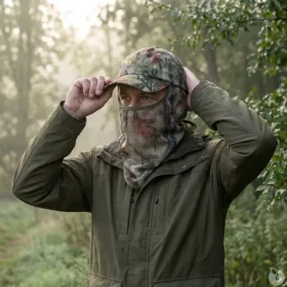 Casquette filet ghost camo forest polyester/coton