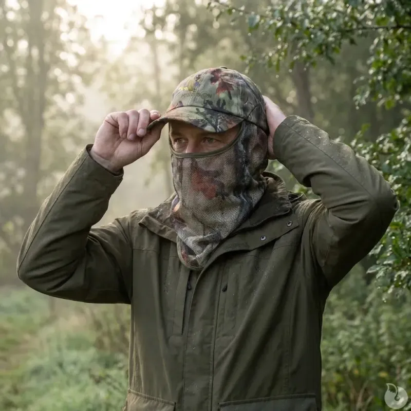 Casquette filet ghost camo forest polyester/coton