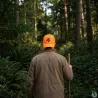 Casquette confort brodé sanglier tissu respirant orange