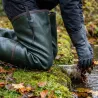 Cuissardes robustes caoutchouc doublé néoprène 3mm vert 39 à 47