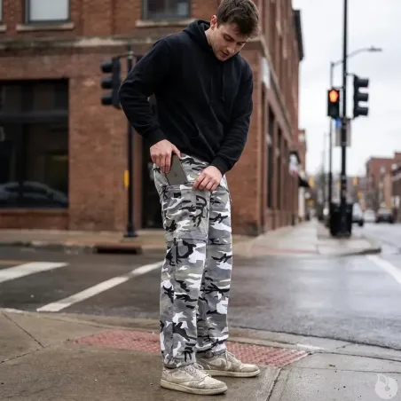 Pantalon BDU Camo Urban Idaho® Homme - Gris