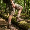 Bermuda Treeland léger polyester coton camo forest/marron 38 à 48