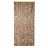 Rideau de porte en perles de bois Pop E535 - 90x200cm multicolore