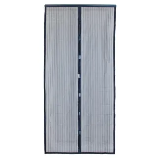 Rideau Moustiquaire Magnétique Moustimagnet 100x220cm - Noir