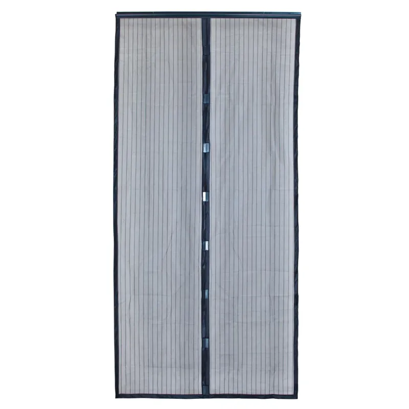 Rideau Moustiquaire Magnétique Moustimagnet 100x220cm - Noir