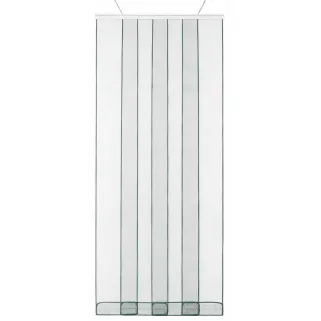 Rideau Moustiquaire Arles 100x220 cm - Fibre de Verre Gris Anti-Insectes