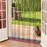 Rideau Moustiquaire Arles 100x220 cm - Fibre de Verre Gris Anti-Insectes