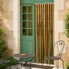 Rideau de porte plastique Antilles Brun - 90x220 cm - Protection anti-insectes