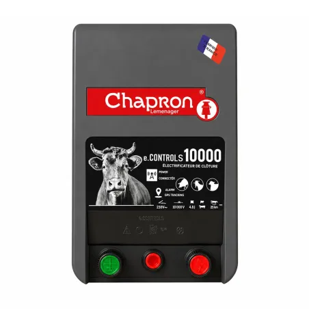 Électrificateur de clôture eCONTROL S 10000 - 200 km - 13500 V - Connecté