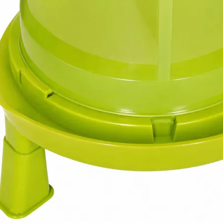 Abreuvoir gradué sur pied avec poignée vert 5L