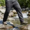 Jogging pantalon molleton charbon coton/polyester 3 poches