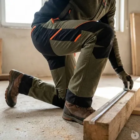 Pantalon Francital Iraty élastiqué 5 poches
