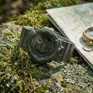Montre CASIO G-SHOCK bluetooth vert olive + pile CR2025