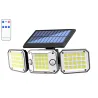 Projecteur Solaire Triptyque avec Détecteur de Mouvement et Télécommande
