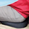 Assise pivotante en gel et mousse mémoire de forme 360° - Noir